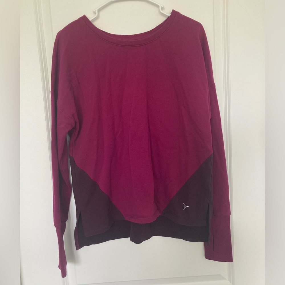 Old Navy Dark Pink Longsleeve Top Women’s Medium
